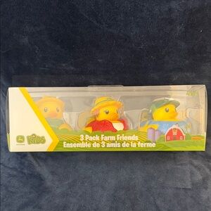 John Deere Yellow Farm Friends 3-Pack Rubber Ducks